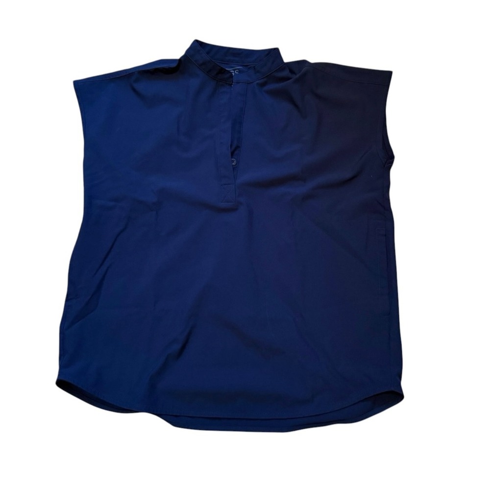 Figs Technical Collection Navy Blue Scrub Top W21SW1055 XXS